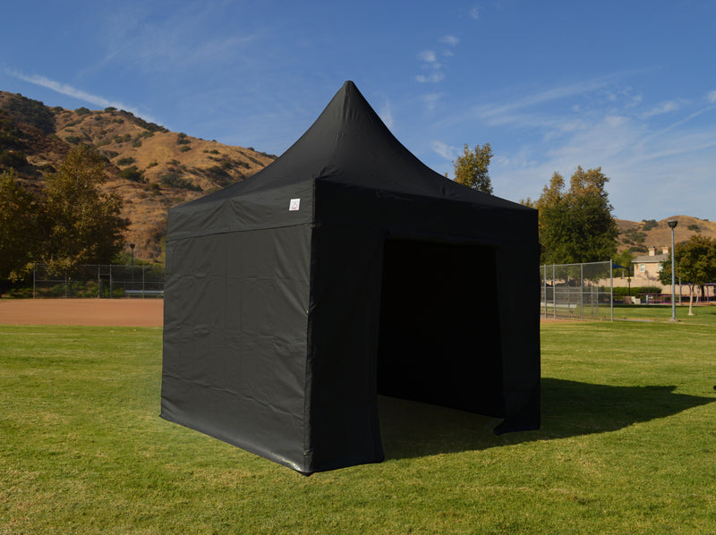 10x10 Heavy Duty Folding High Peak Marquee Canopy W/ Sidewalls