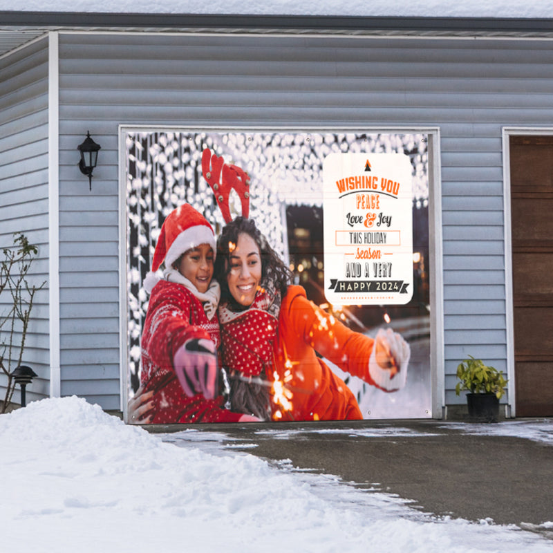 Single Car Garage Door Banner