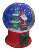 5 ft Christmas Inflatable Santa Claus in Snow Globe