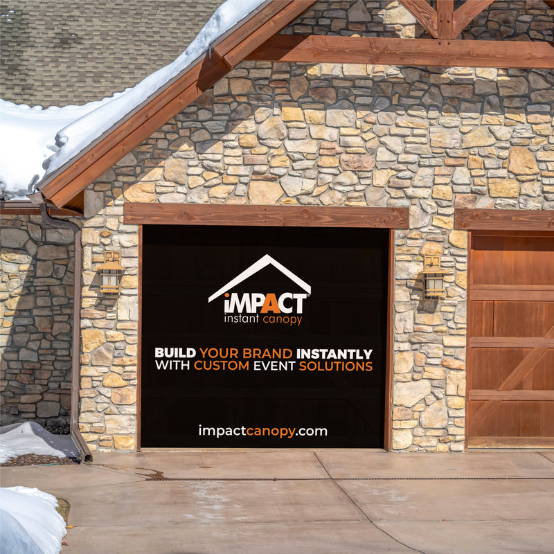 Single Car Garage Door Banner