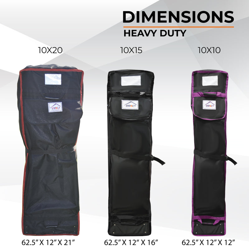 Pop Up Canopy Roller Bags - Choose Size