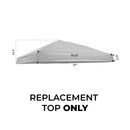 Quest Canopy Slant Leg Replacement Top - Fits 10x10 Slant Leg Frame