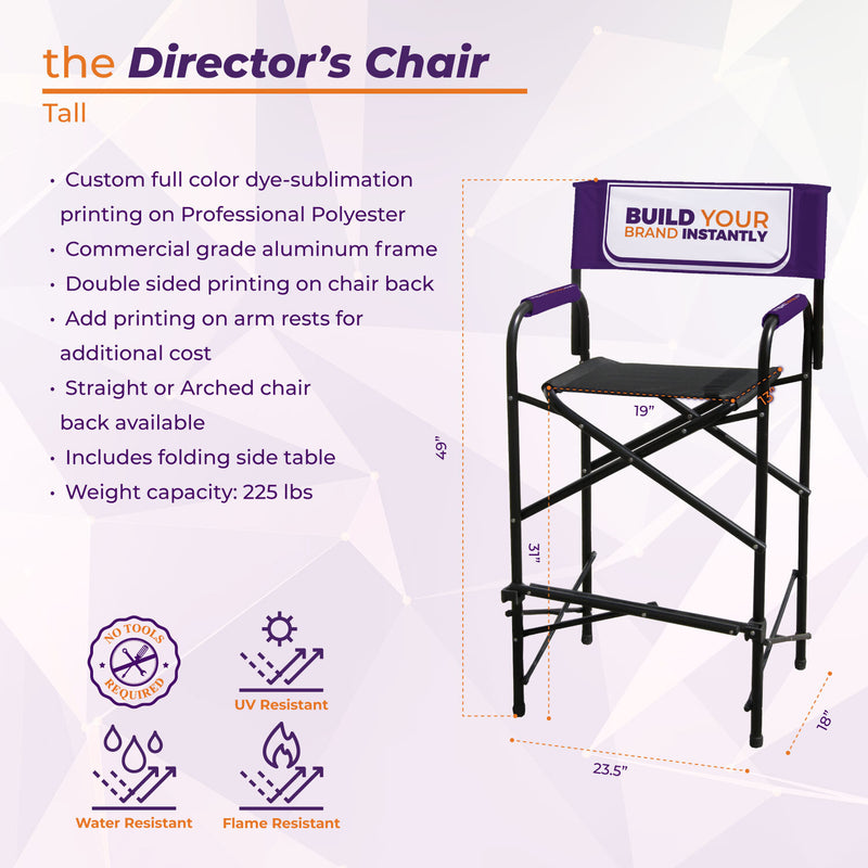 Custom Printed Director's Chair