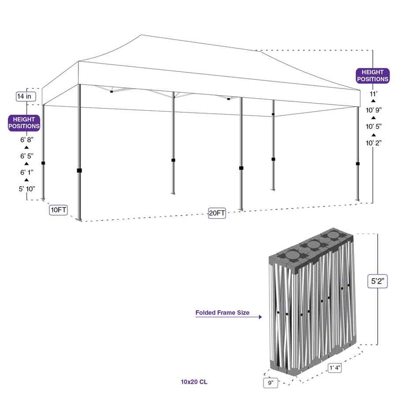 Custom 10x20 Canopy Kit