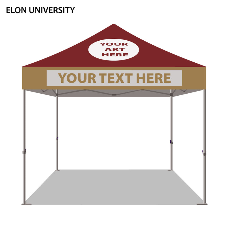 Elon University Colored 10x10