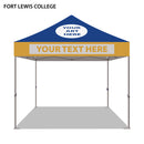 Fort Lewis College Colored 10x10