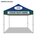 Georgia College Colored 10x10