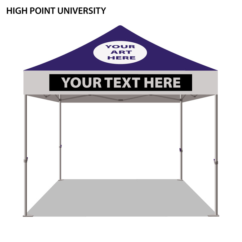 High Point University Colored 10x10