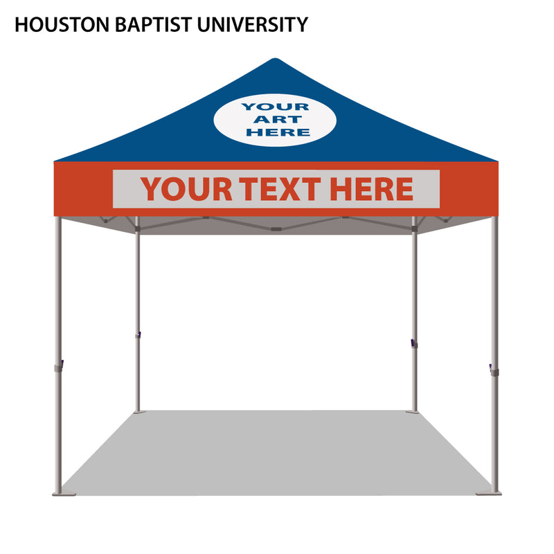 Houston Baptist University Colored 10x10