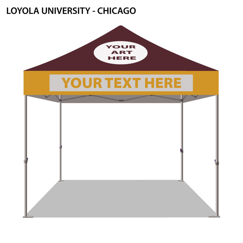 Loyola University Chicago Colored 10x10