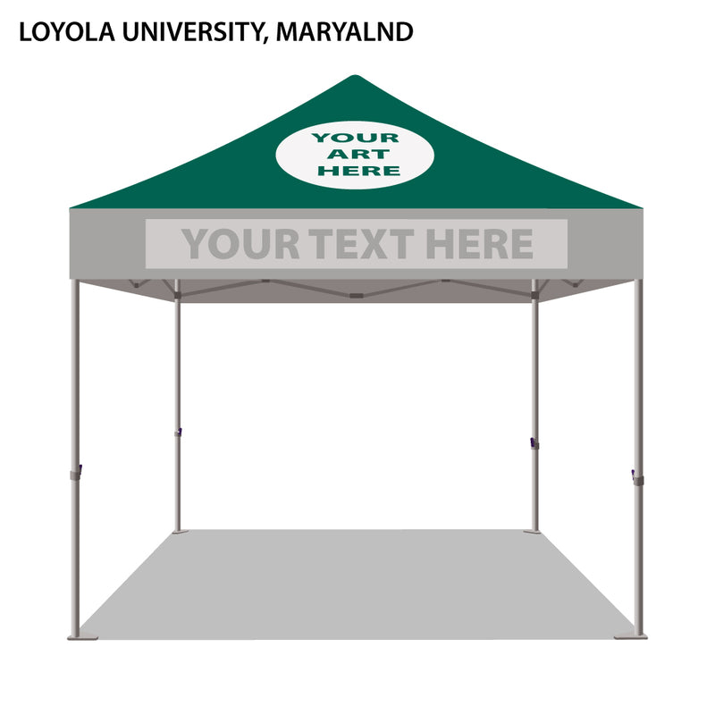 Loyola University Maryland Colored 10x10