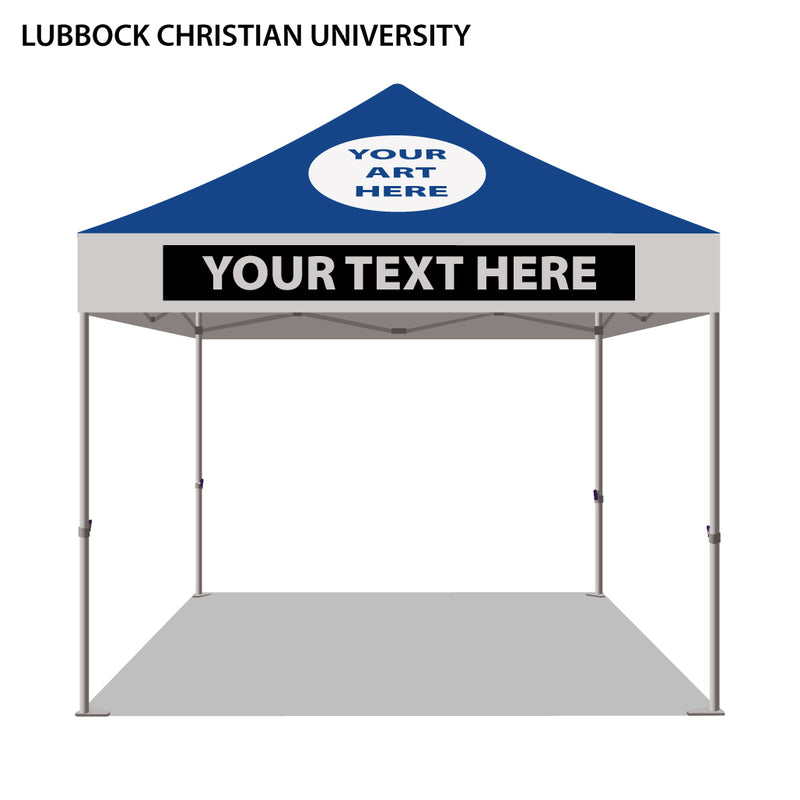 Lubbock Christian University Colored 10x10