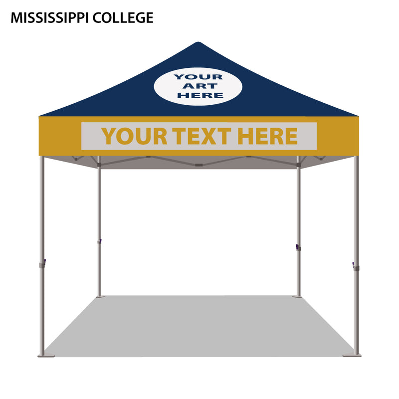 Mississippi College Colored 10x10