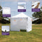 10x10 Fabric Kit Canopy Top Cover Side Wall Kit Enclosure for Pop Up Canopy