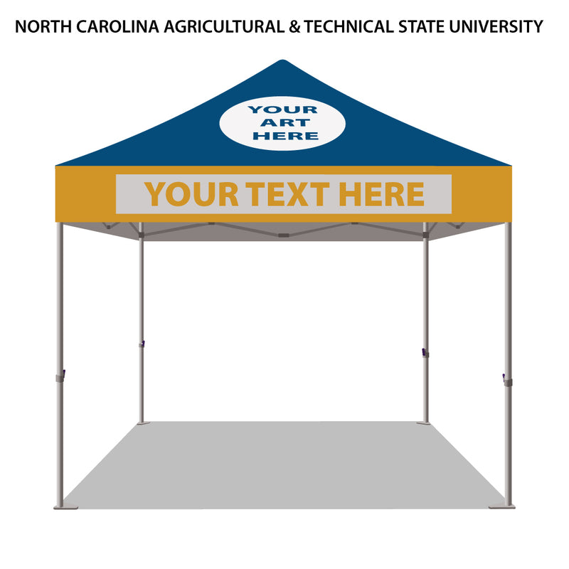 North Carolina Agricultural and Technical State University Colored 10x10