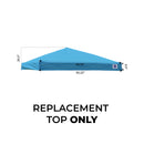 Slant Leg Pop Up Canopy Tent Replacement Top - Fits Slant Leg Frame Base with 8x8 Top