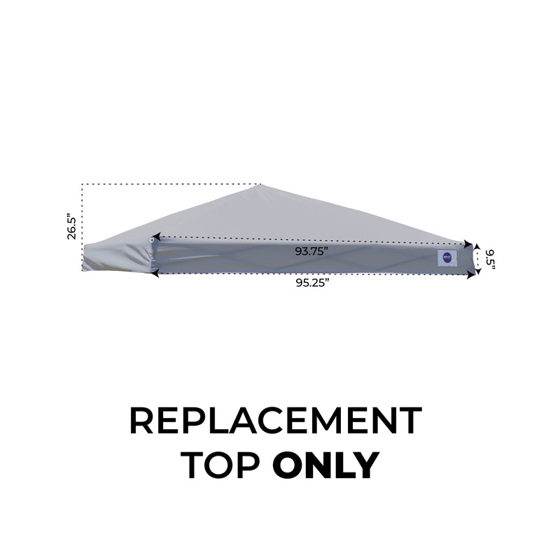 Slant Leg Pop Up Canopy Tent Replacement Top - Fits Slant Leg Frame Base with 8x8 Top