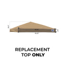 Slant Leg Pop Up Canopy Tent Replacement Top - Fits Slant Leg Frame Base with 8x8 Top