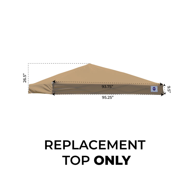 Slant Leg Pop Up Canopy Tent Replacement Top - Fits Slant Leg Frame Base with 8x8 Top