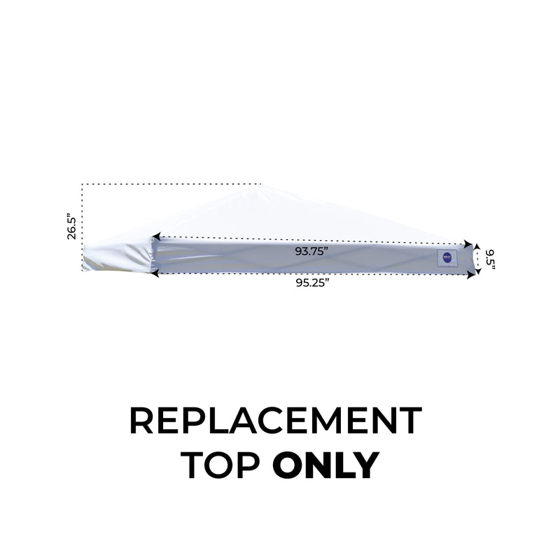 Slant Leg Pop Up Canopy Tent Replacement Top - Fits Slant Leg Frame Base with 8x8 Top