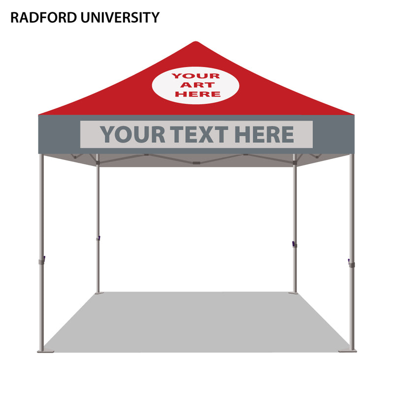 Radford University Colored 10x10