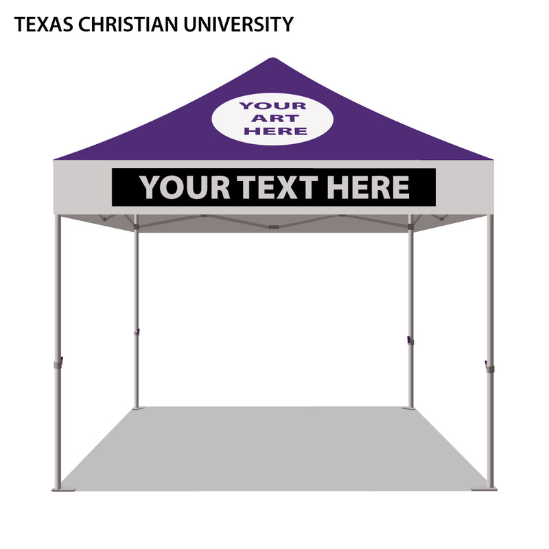 Texas Christian University Colored 10x10