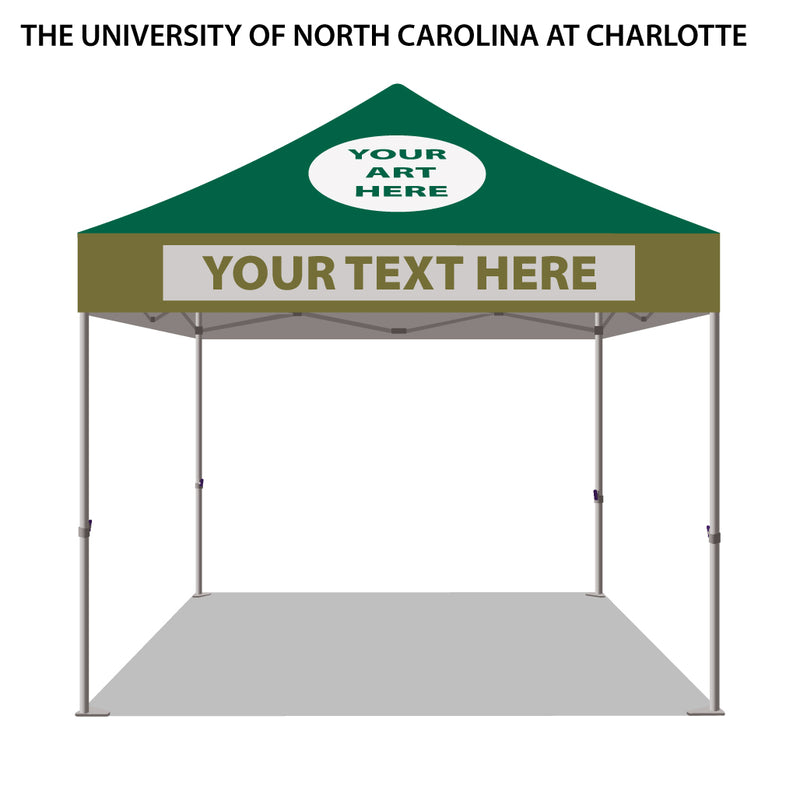 The University of North Carolina at Charlotte Colored 10x10