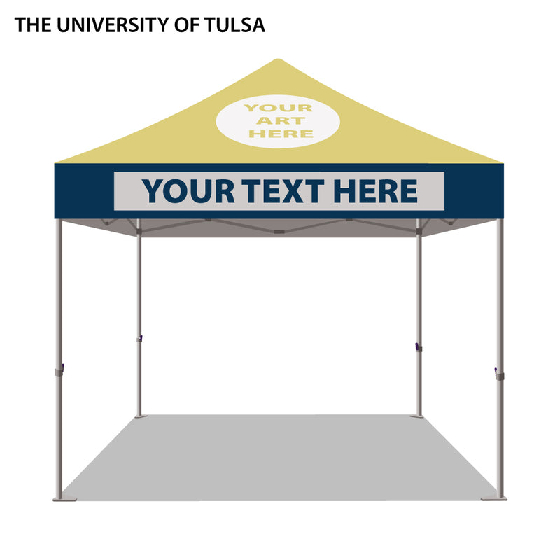 The University of Tulsa Colored 10x10