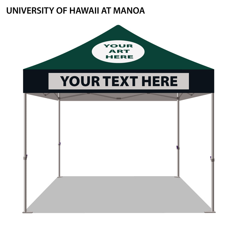 University of Hawaii at Manoa Colored 10x10