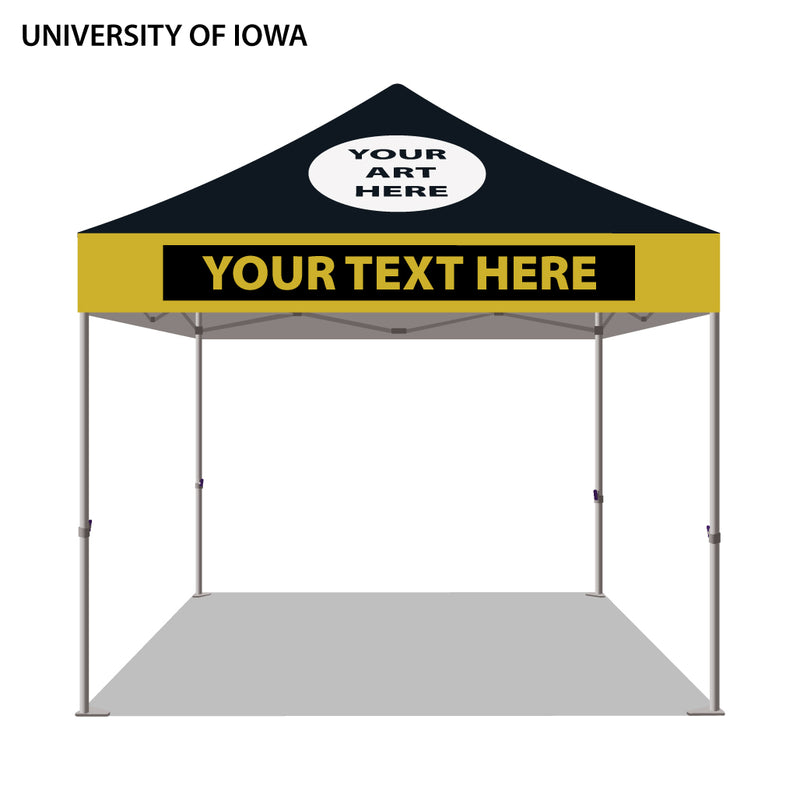 University of Iowa Colored 10x10