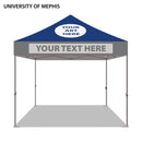 University of Memphis Colored 10x10