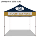 University of Notre Dame Colored 10x10