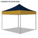 University of Notre Dame Colored 10x10