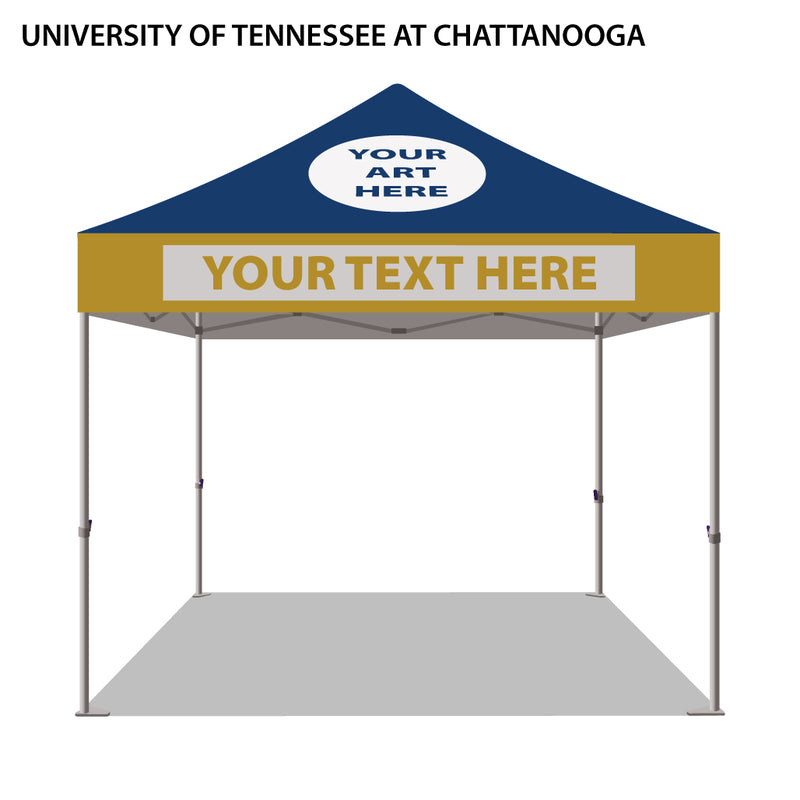 University of Tennessee at Chattanooga Colored 10x10