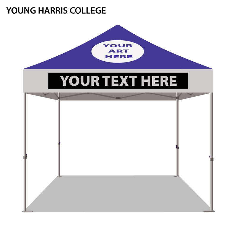 Young Harris College Colored 10x10