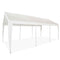 10x20 (8) Leg Portable Carport Outdoor Party Sun Shade Shelter - WHITE - Heavy Duty 2" Frame - Impact Canopies USA