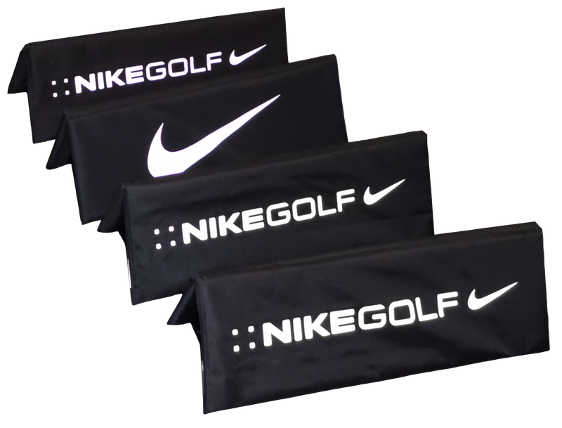 Custom Printed Tee Dividers for Golf Driving Range - 3 Piece Set