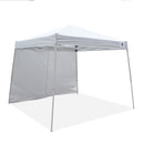 10'x10' Pop Up Canopy Outdoor Slant Leg Tent Folding Gazebo w/ Sun Wall - Impact Canopies USA