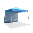 10'x10' Pop Up Canopy Outdoor Slant Leg Tent Folding Gazebo w/ Sun Wall - Impact Canopies USA