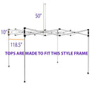 10x10 Pop Up Canopy Tent Replacement Top