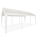 10x20 Portable Carport REPLACEMENT TOP ONLY - WHITE with Leg Skirts