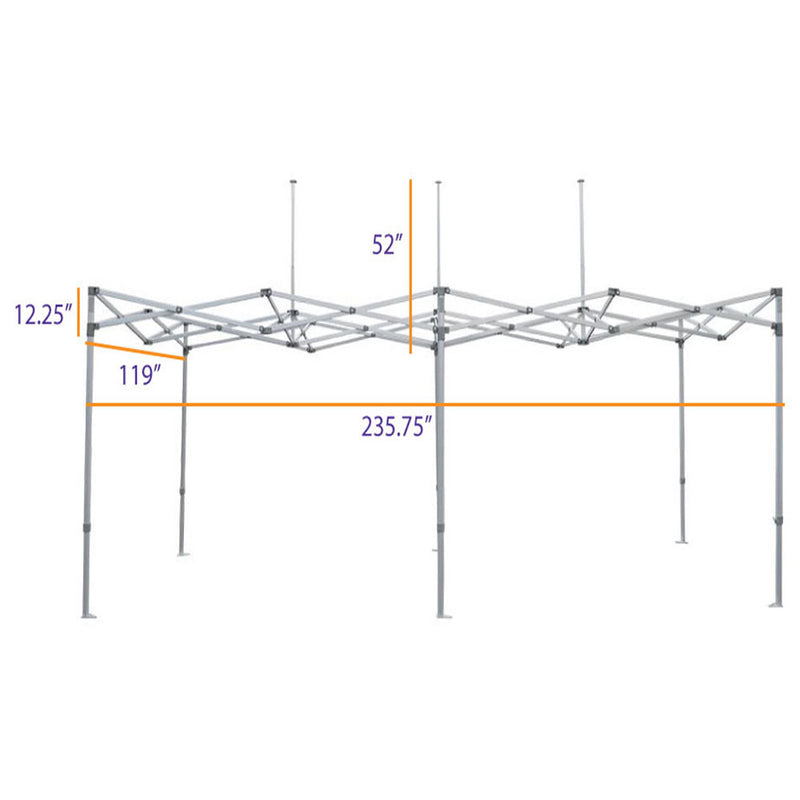 ML 10X20 Industrial Aluminum Frame Replacement