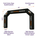 Custom Printed Tube Rectangular Inflatable Arch