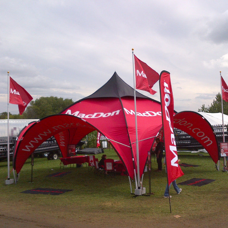 Custom Printed Expo Dome Aluminum Frame Canopy