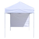 TL 6x6 Recreational Grade Steel Pop Up Canopy W/ Back Wall