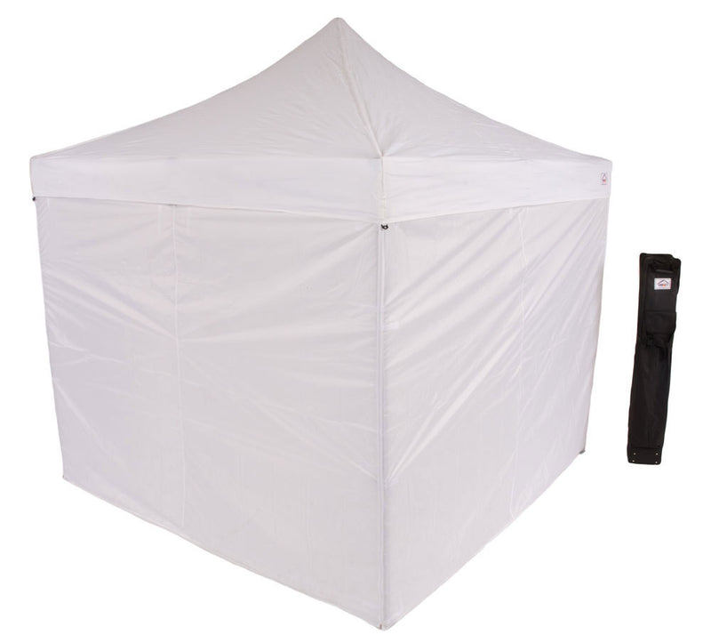 10x10 Recreational Grade Aluminum Pop up Canopy Tent with Sidewalls - ULA