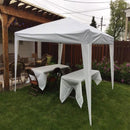 10'x10' EZ Pop Up Canopy Outdoor Dressed Leg Wedding Party Tent Folding Gazebo - Impact Canopies USA