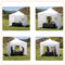 10x10 Pop up Canopy Tent Outdoor Market Canopy with Sidewalls / Weight Bags - Impact Canopies USA