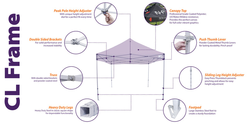 10x10 Custom Canopy