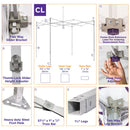 10X15 CL Pop up Canopy Tent Replacement Steel Frame - Commercial Grade - Impact Canopies USA